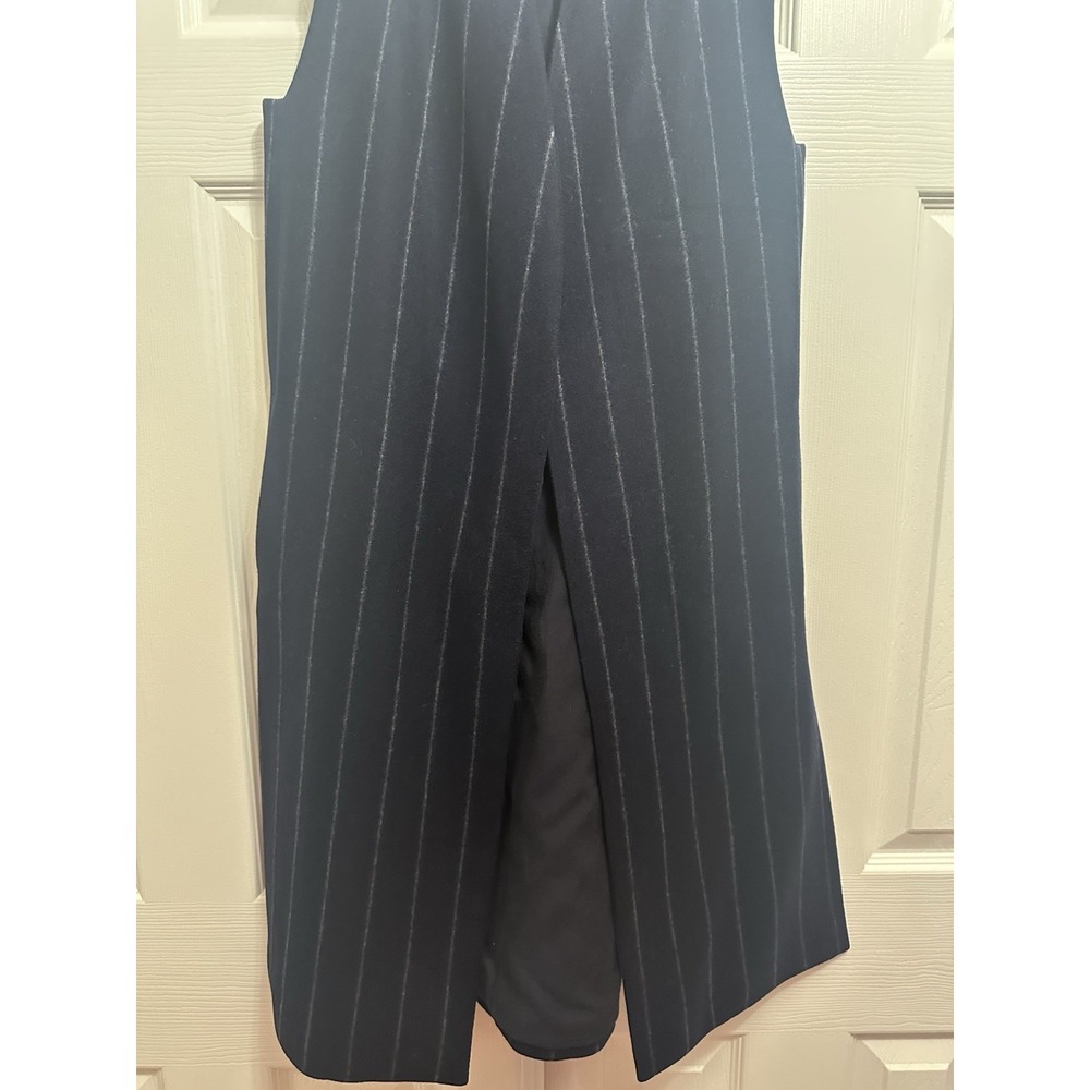 Mm Lafleur Namesake Vest Blue And White Stripped Women's Small - Picture 5 of 16